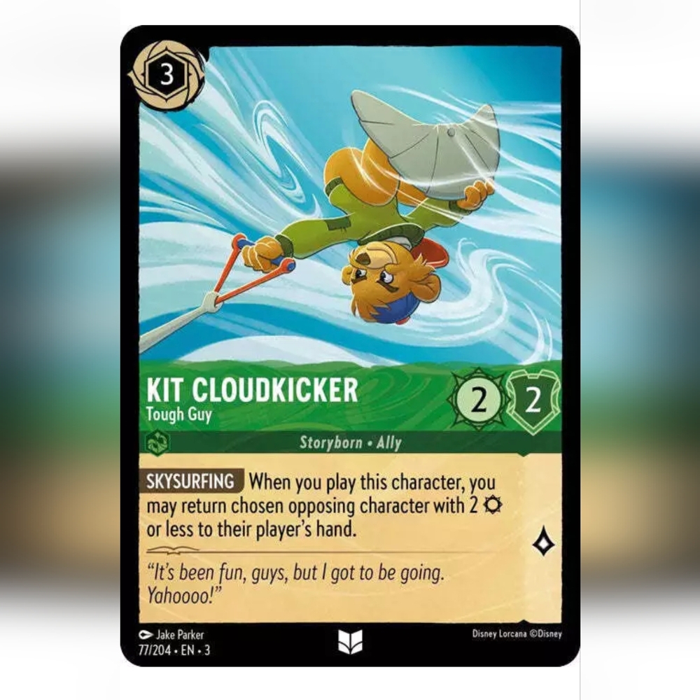 Kit Cloudkicker 🔥 Talespin 🔥 Disney Lorcana Trading Card TCG 💎 FOIL